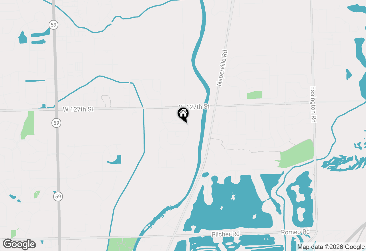 Map of 23209 W Kennebec Drive, Plainfield, IL 60585