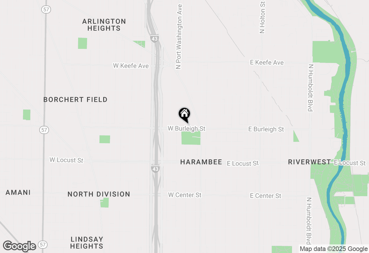 Map of 434 W Burleigh St #436, Milwaukee, WI 53212