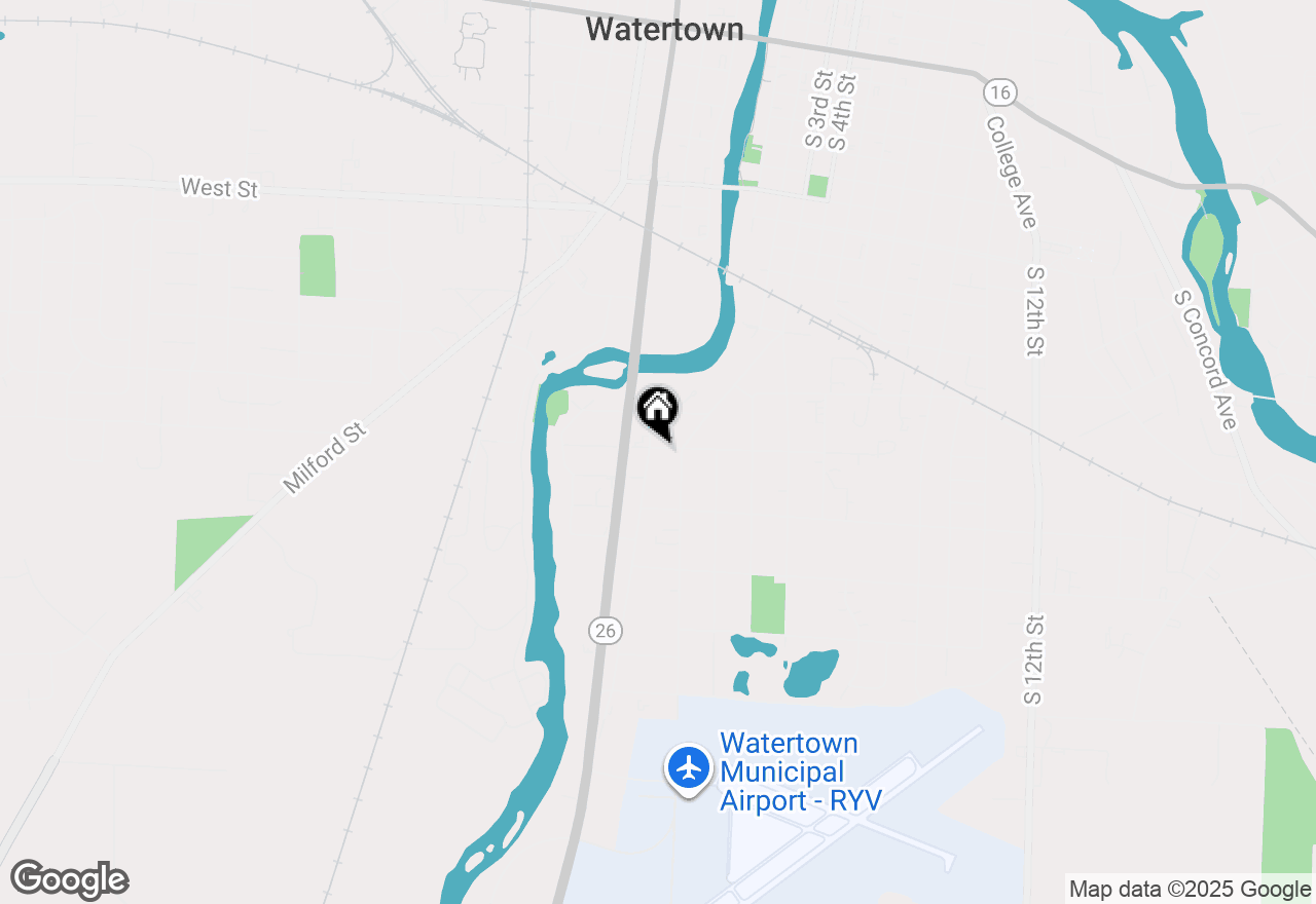 Map of 1301 Utah St, Watertown, WI 53094