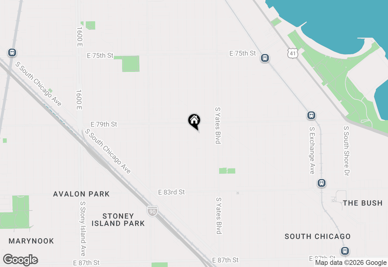 Map of 7937 S Luella Avenue, Chicago, IL 60617