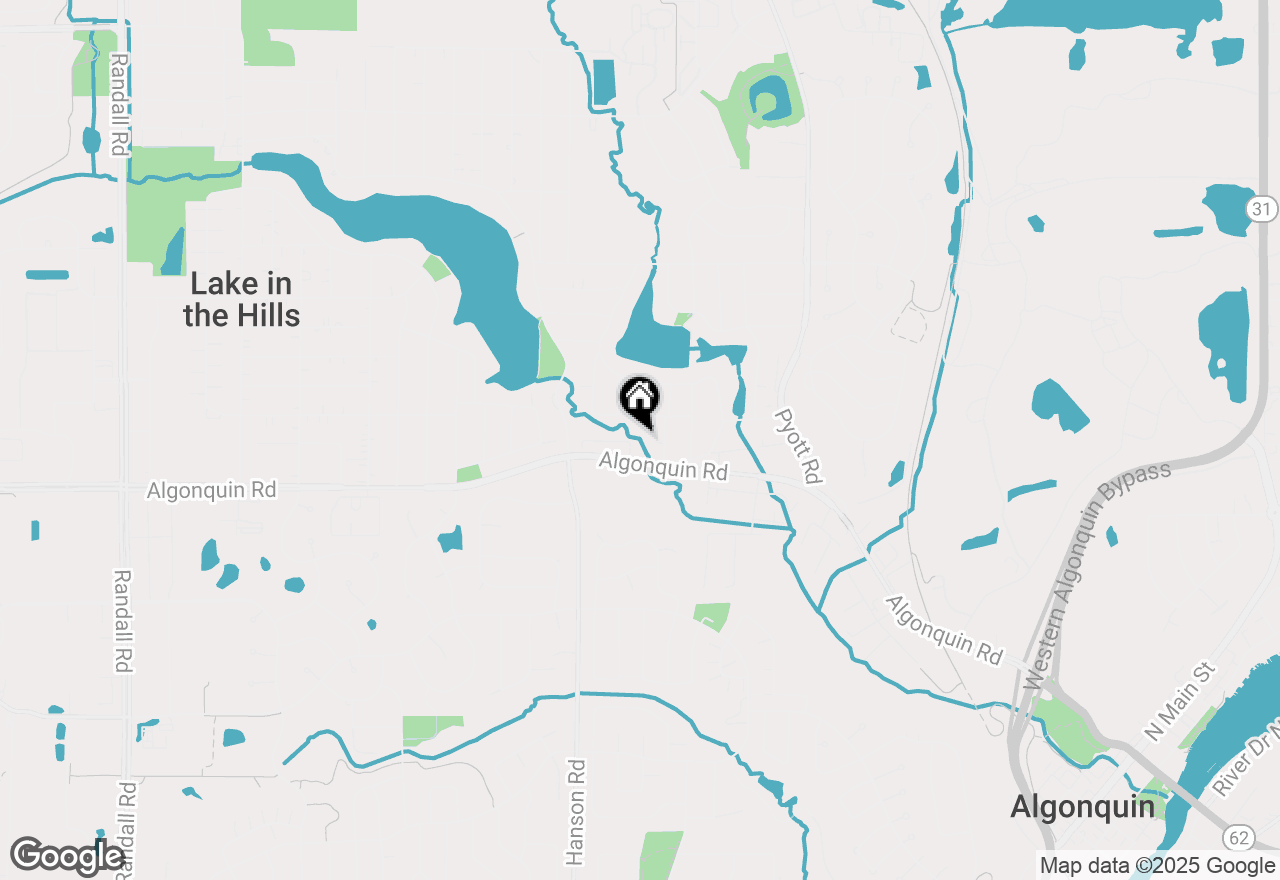 Map of 541 Blackhawk Drive, Lake In The Hills, IL 60156