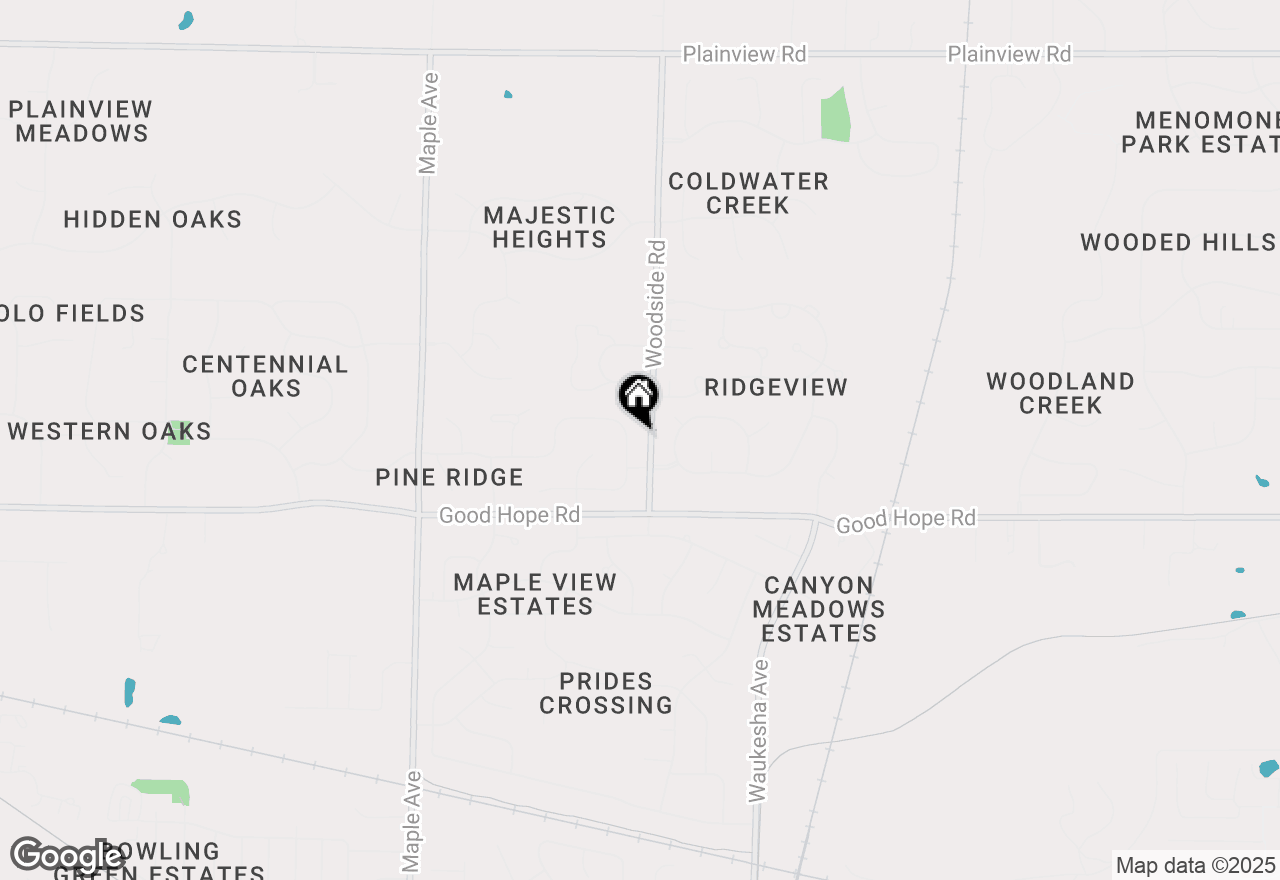 Map of W235N7328 Craven Dr, Sussex, WI 53089