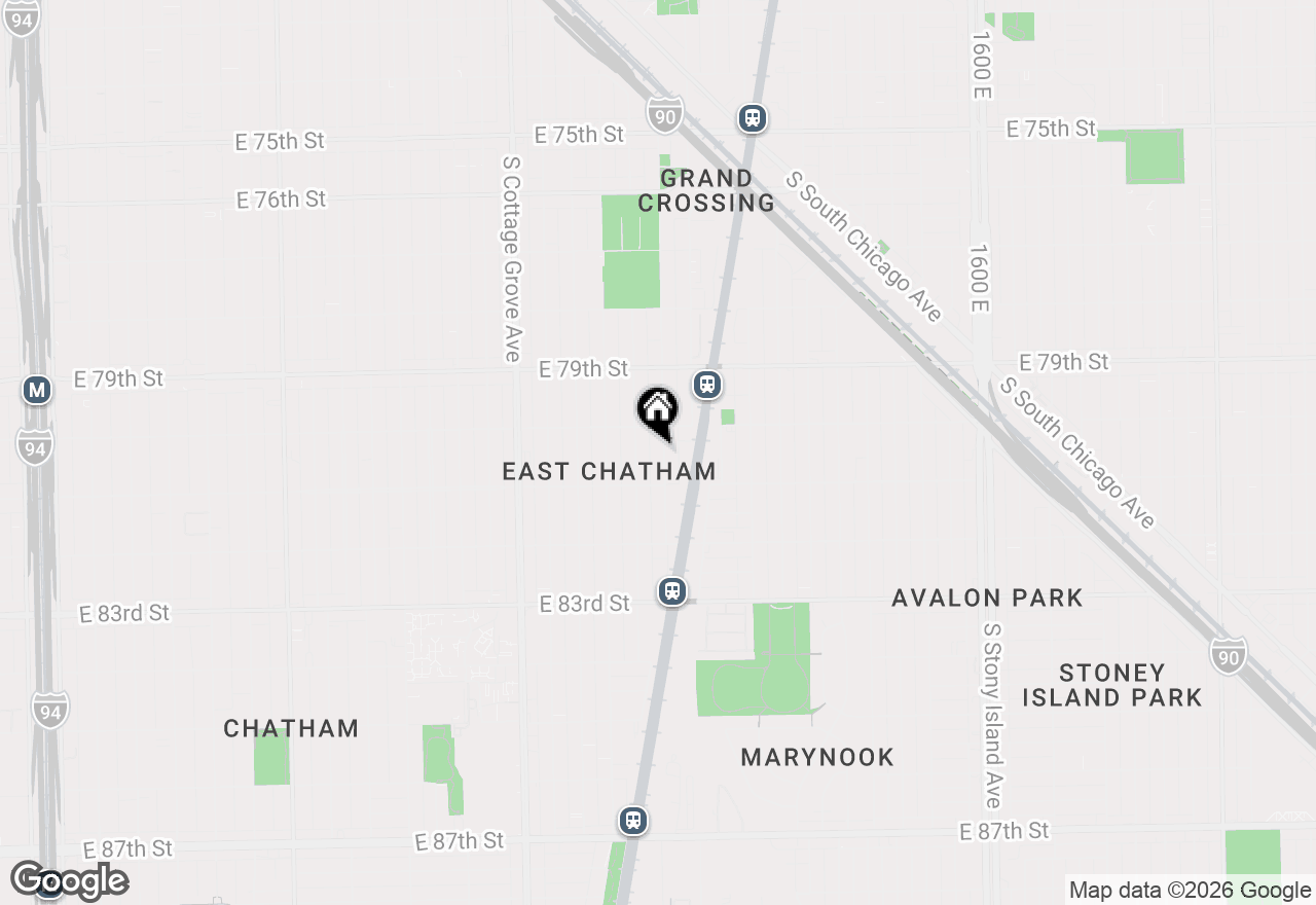 Map of 8026 S Dobson Avenue, Chicago, IL 60619