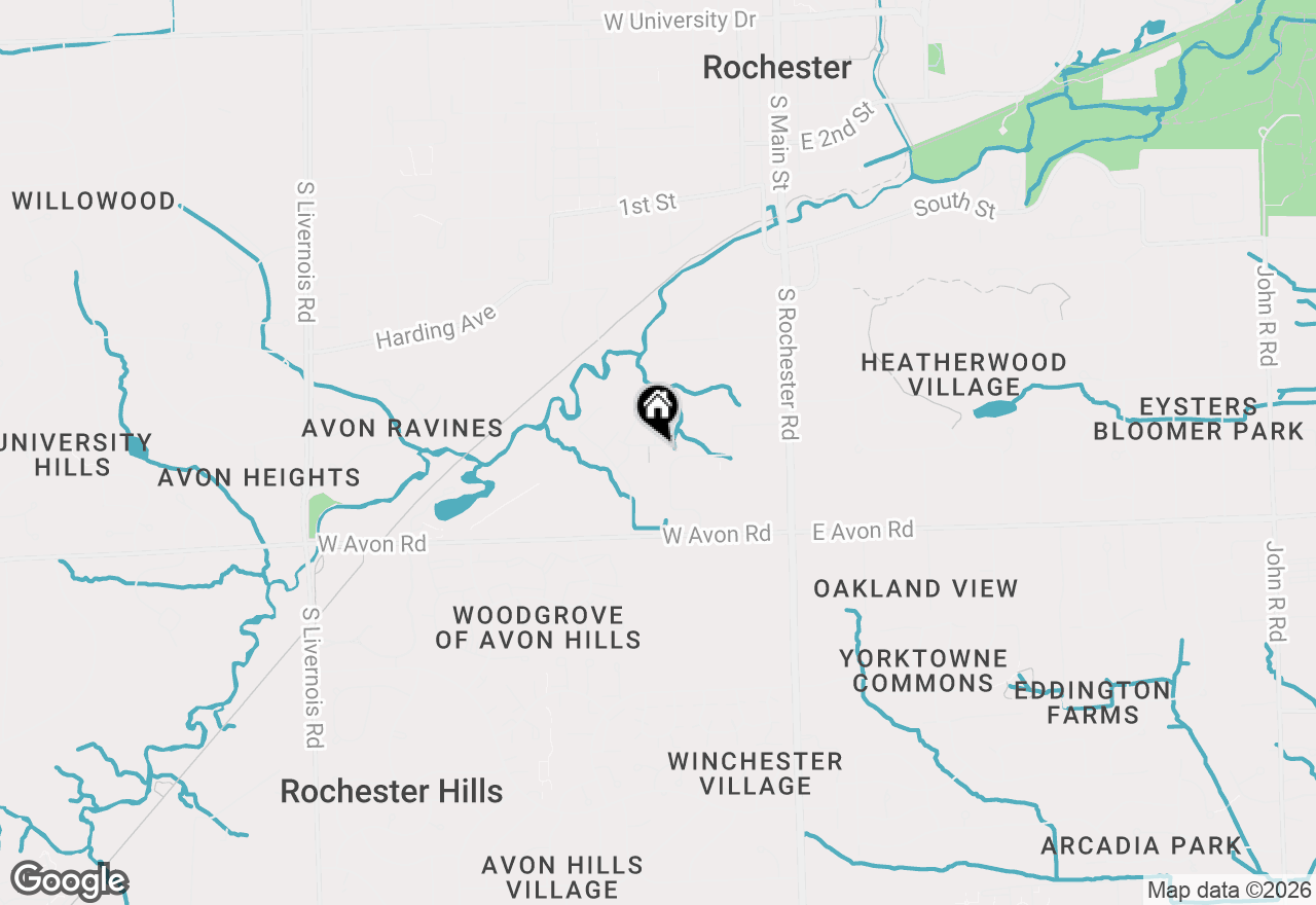 Map of 324 Strawberry Drive, Rochester, MI 48307