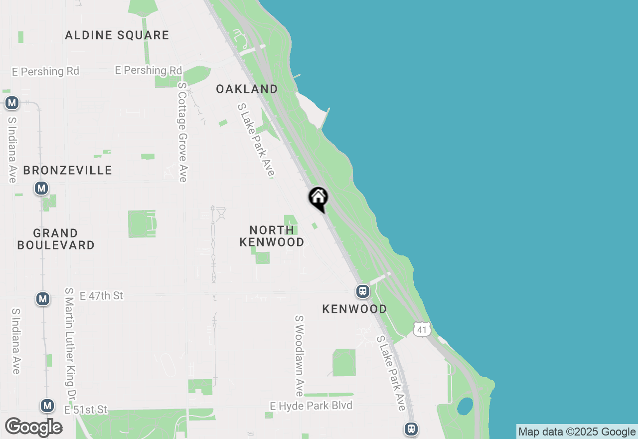 Map of 4457 S Oakenwald Avenue, Chicago, IL 60653