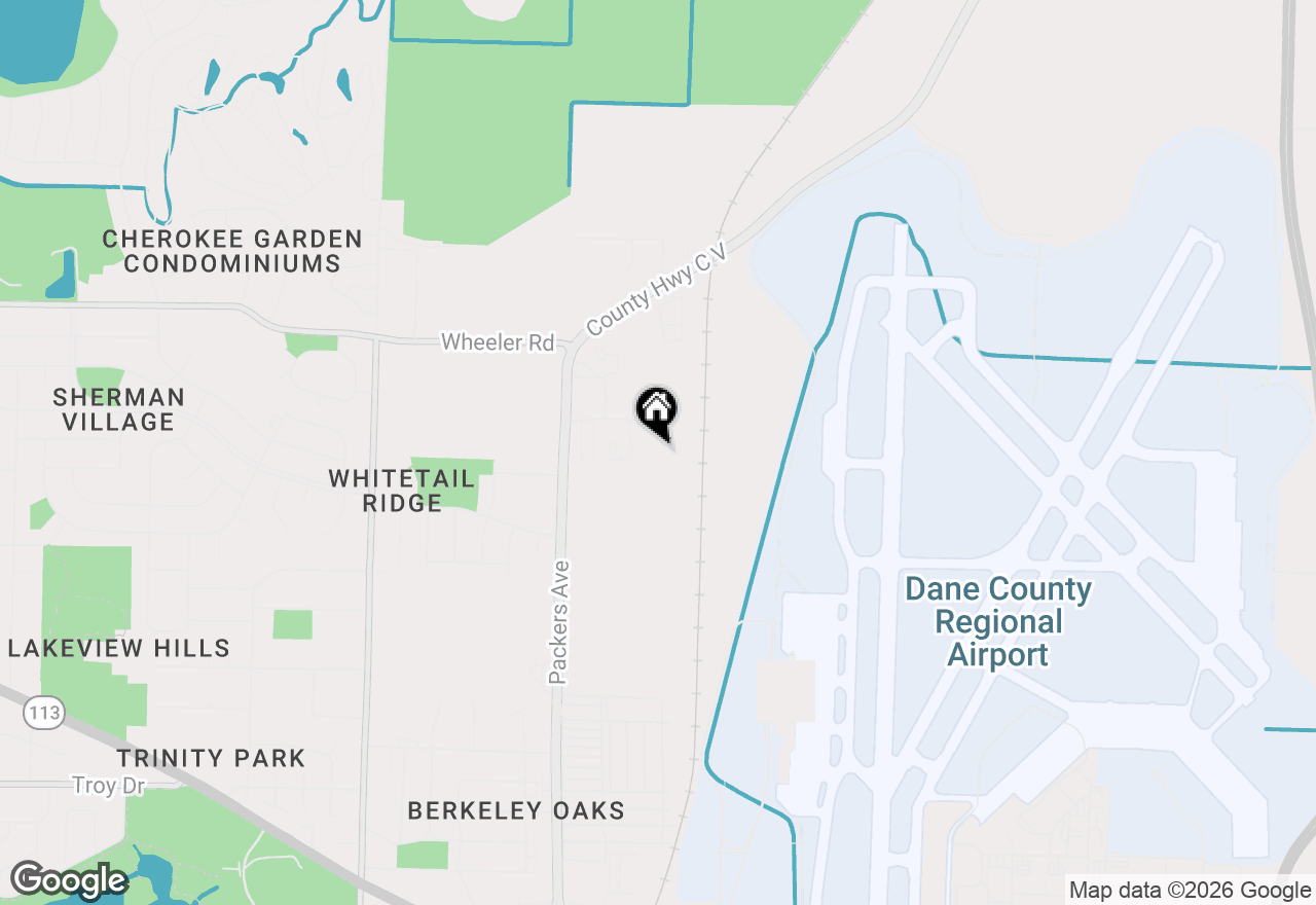 Map of 825 Mcbride Road, Madison, WI 53704