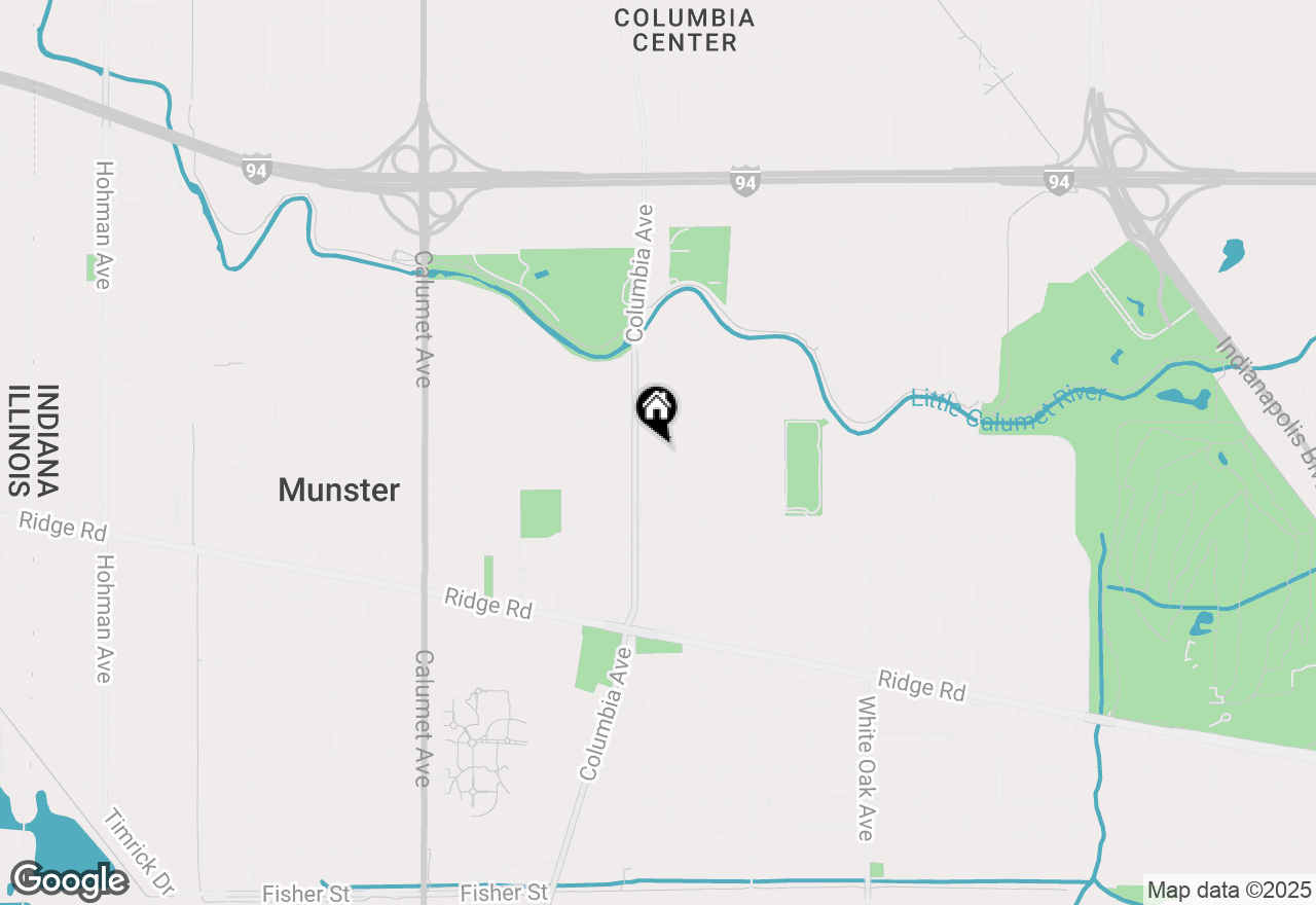 Map of 8128 Linden Avenue, Munster, IN 46321