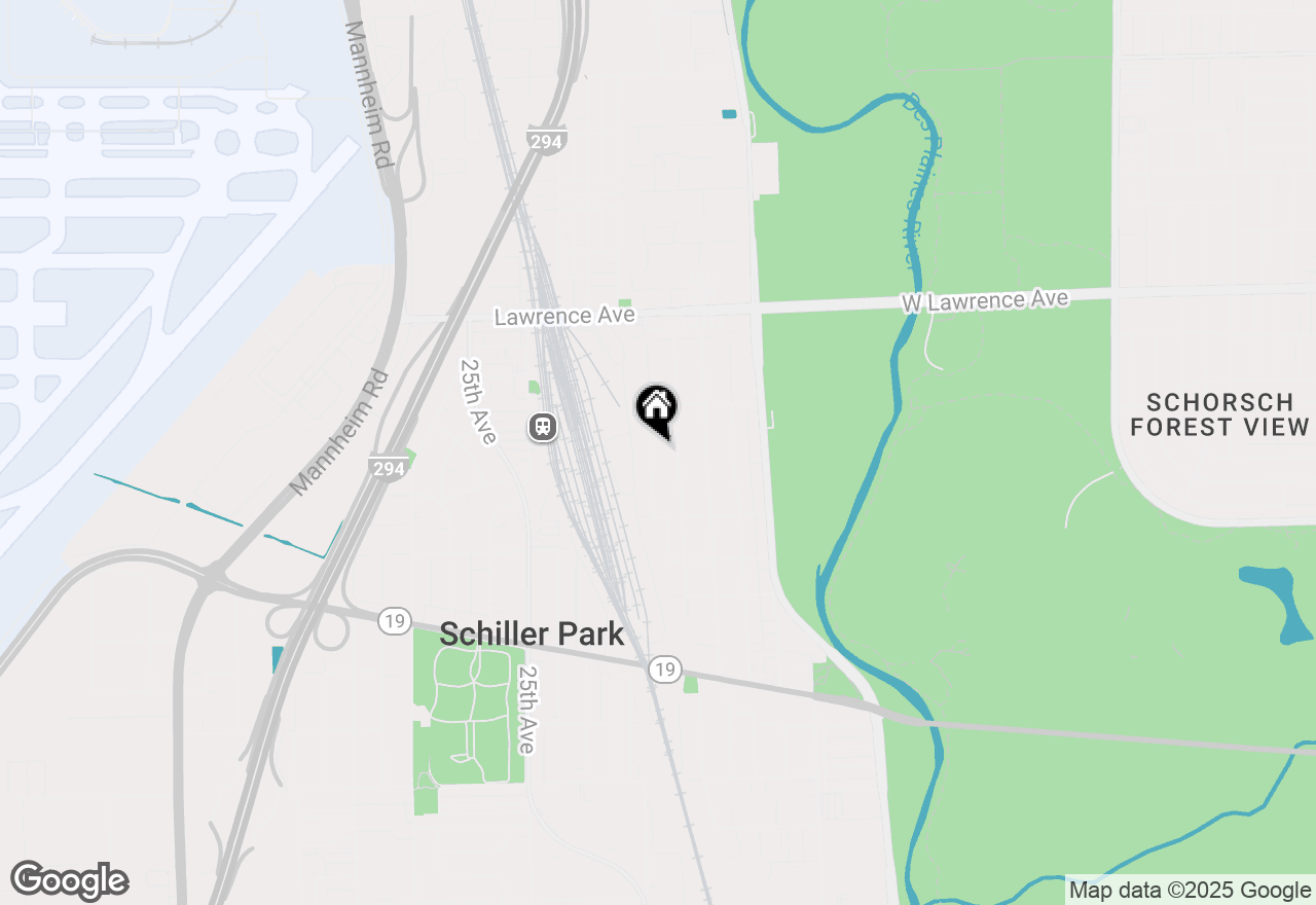 Map of 4603 Rose Street, Schiller Park, IL 60176