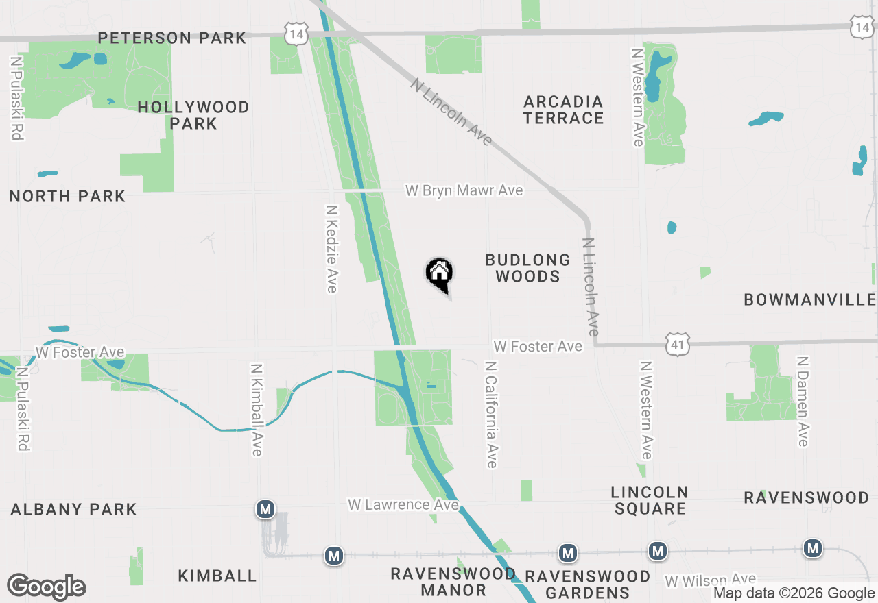 Map of 2914 W Berwyn Street #2, Chicago, IL 60625