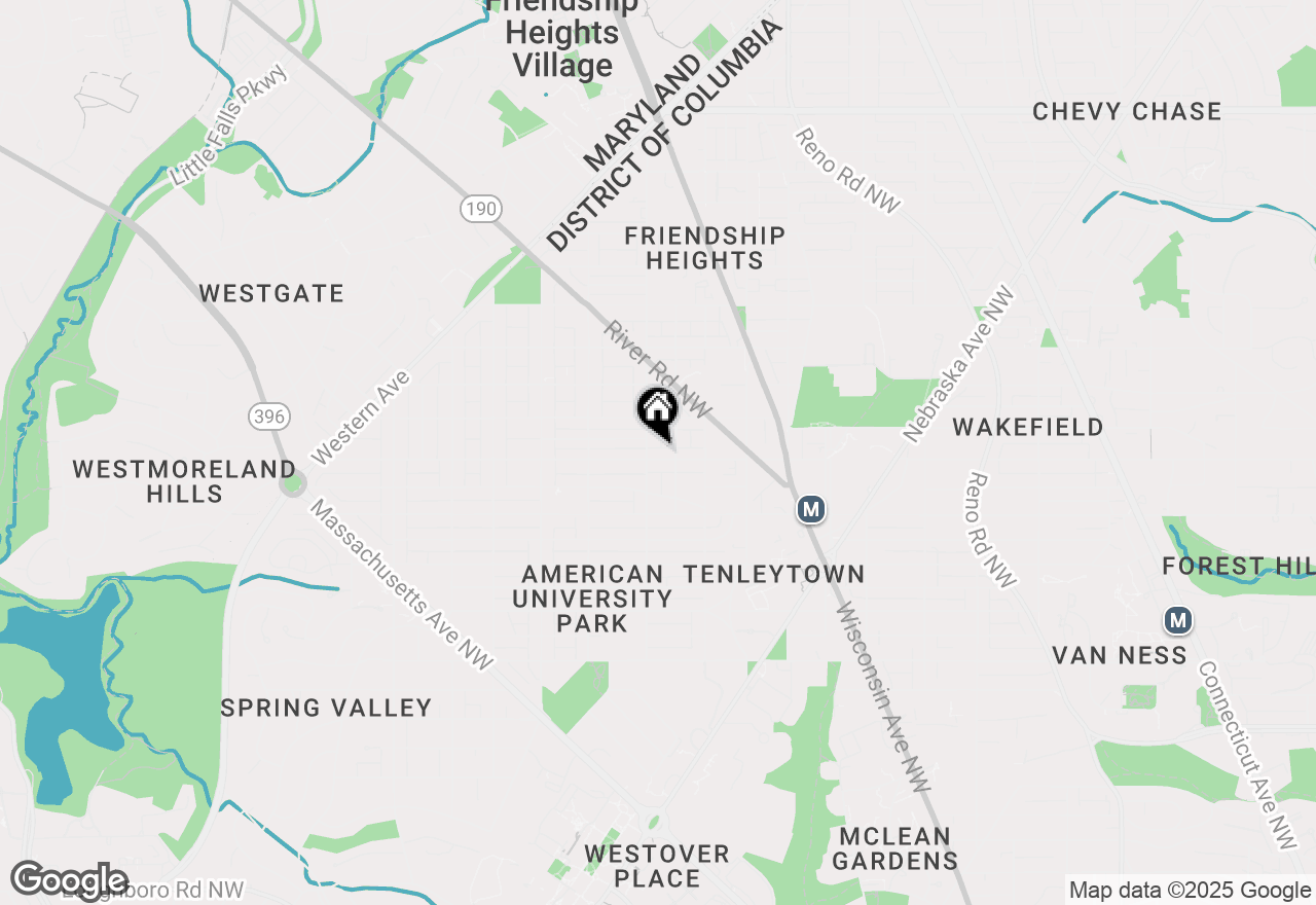 Map of 4339 Brandywine Street Nw, Washington, DC 20016