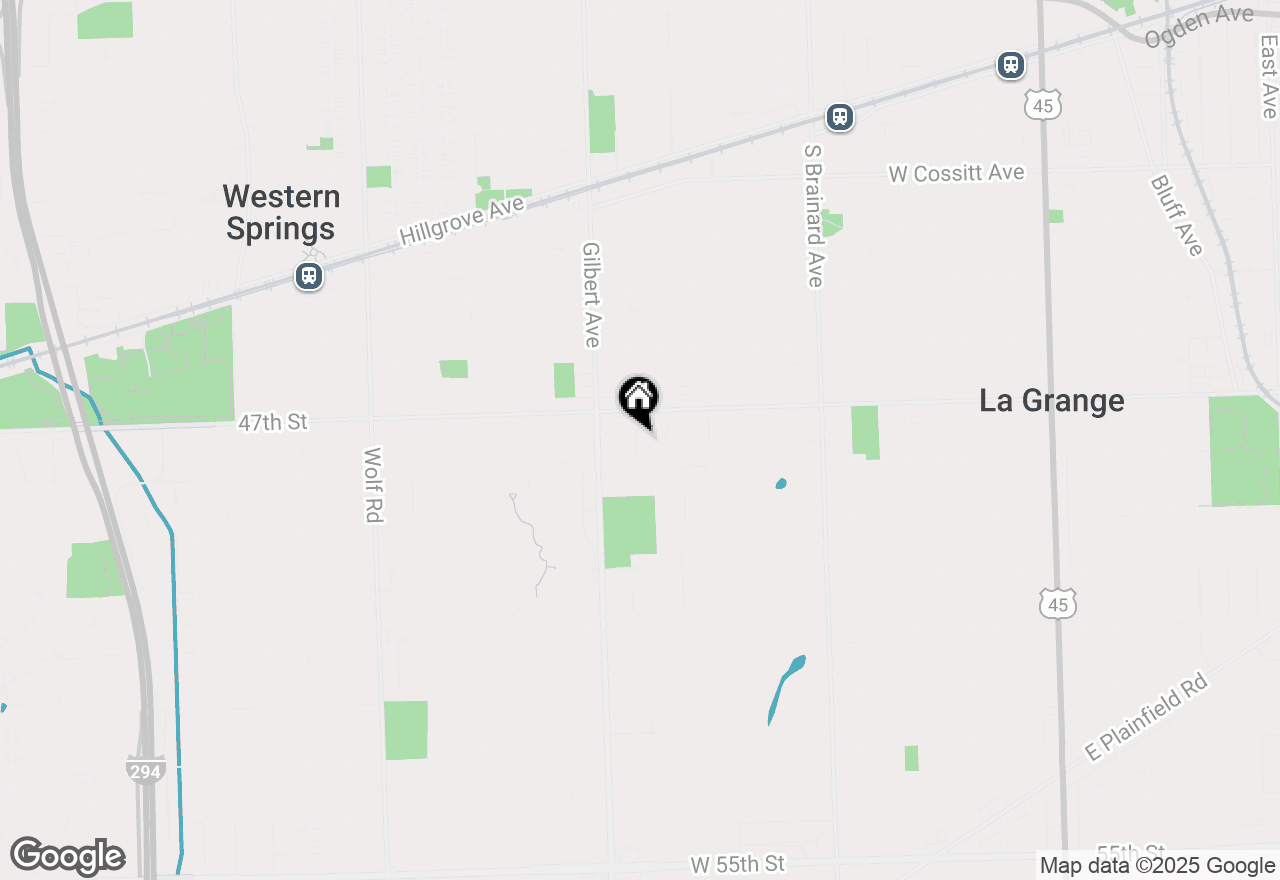 Map of (Address confidential), La Grange, Illinois 60525