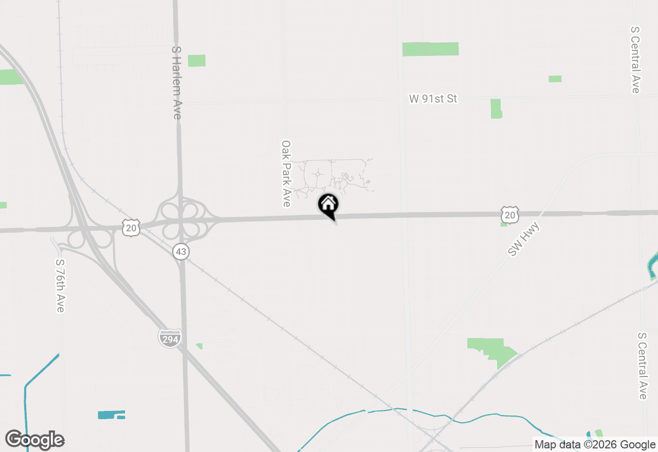 Map of 9506 Natoma Avenue, Oak Lawn, IL 60453