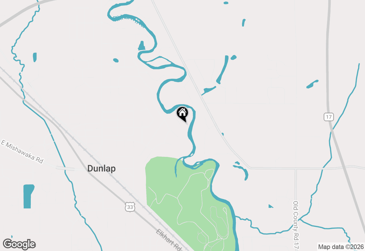 Map of 58764 Fawn River Court, Elkhart, IN 46516