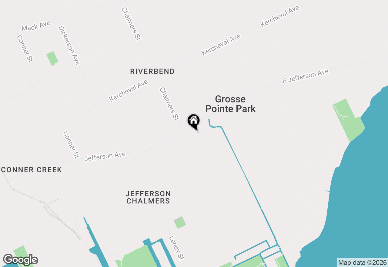 Map of 888 Marlborough Street, Detroit, MI 48215