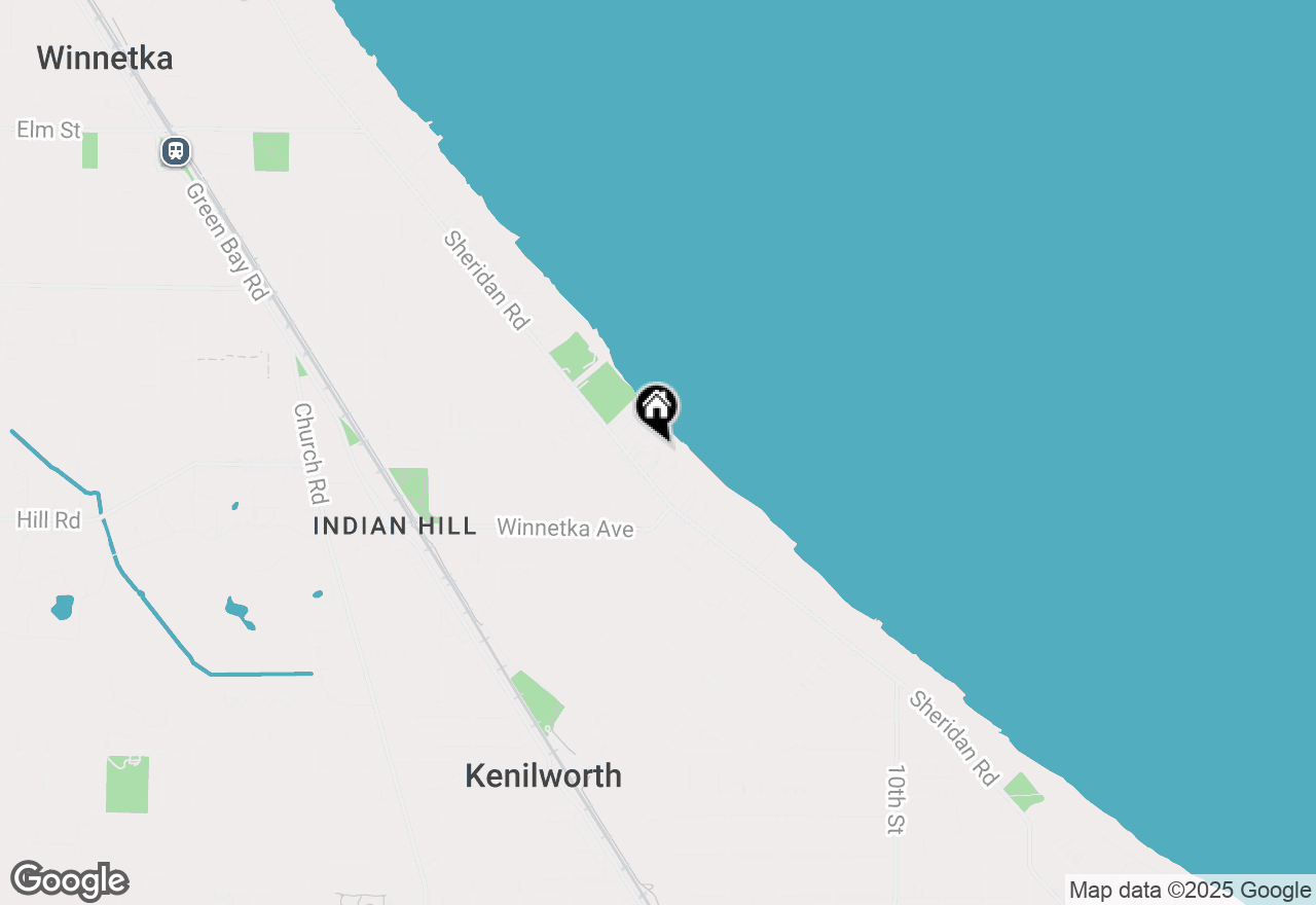 Map of 175 Sheridan Road, Winnetka, IL 60093