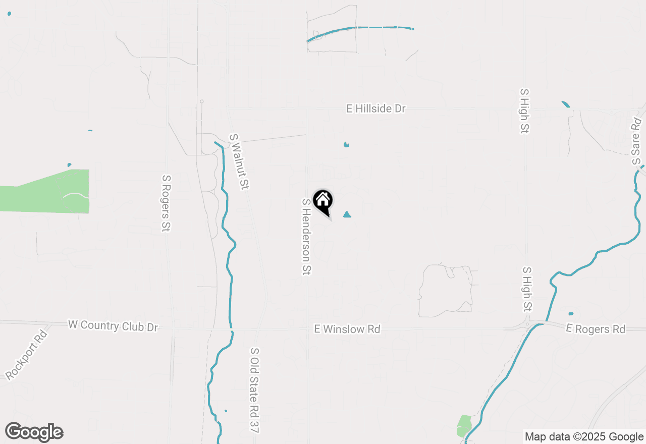 Map of 645 E Bayberry Court, Bloomington, IN 47401