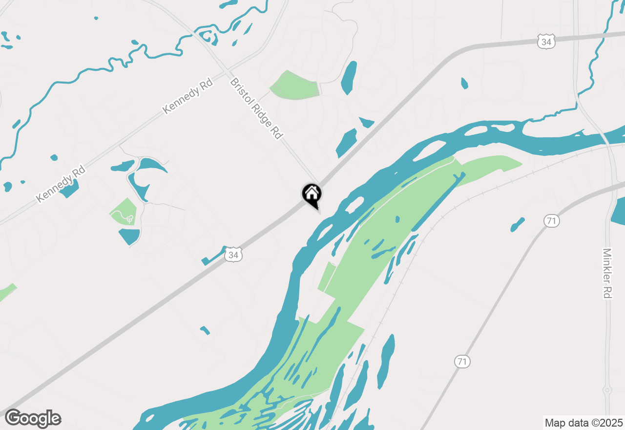 Map of 7736 State Route 34, Yorkville, IL 60560