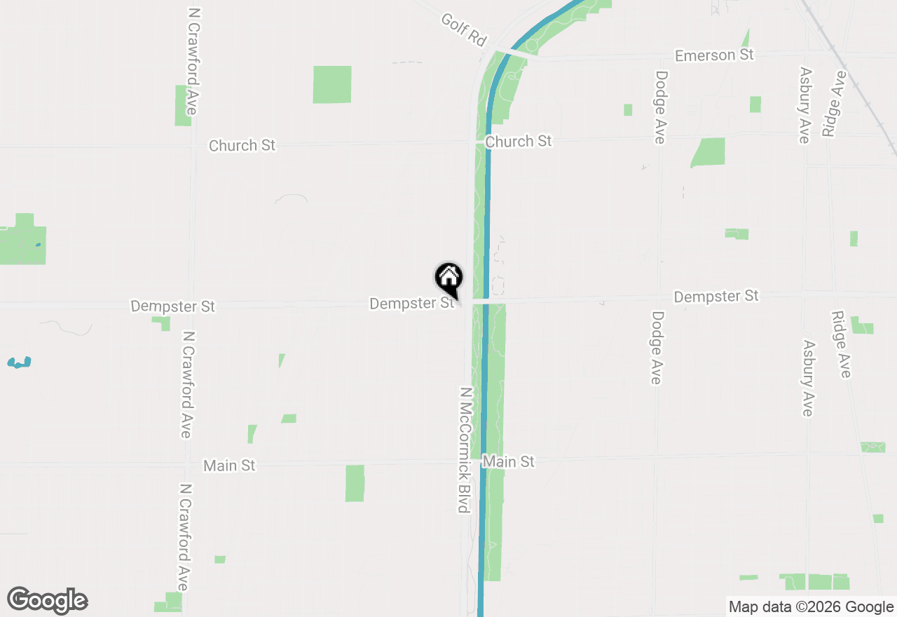 Map of 3327-3361 Dempster Street, Skokie, IL 60076