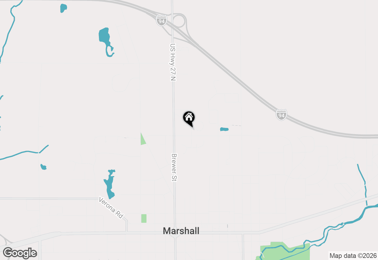Map of 313 Westbrook Court, Marshall, MI 49068
