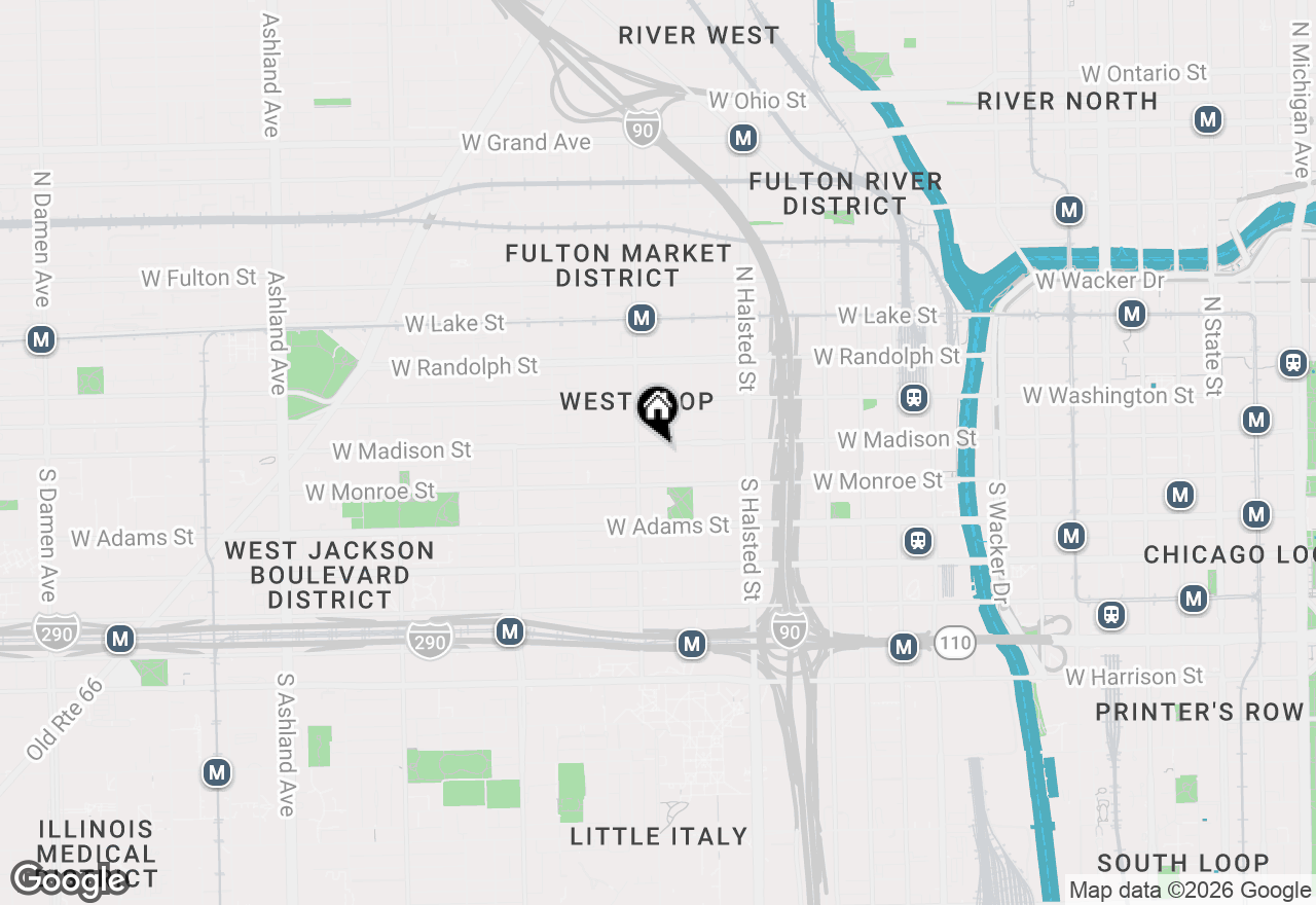 Map of 939 W Madison Street #403, Chicago, IL 60607