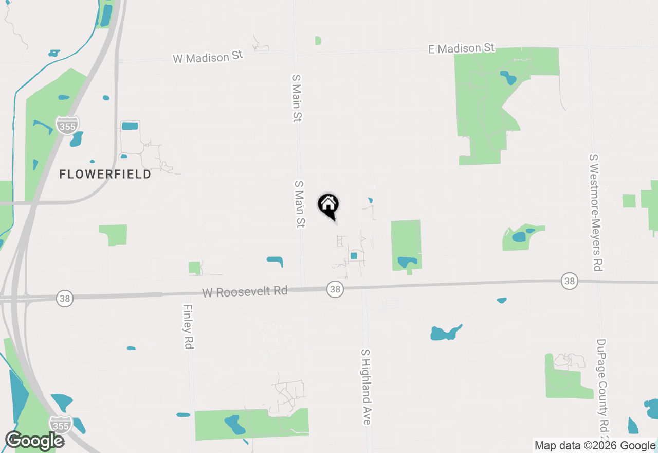 Map of 113 E Central Avenue, Lombard, IL 60148