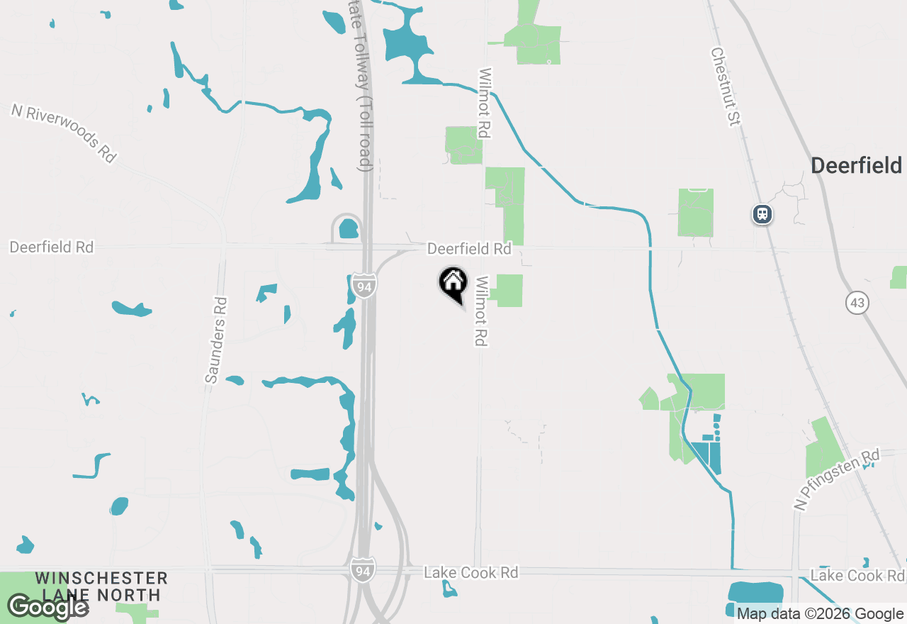 Map of 1660 Clavinia Avenue, Deerfield, IL 60015