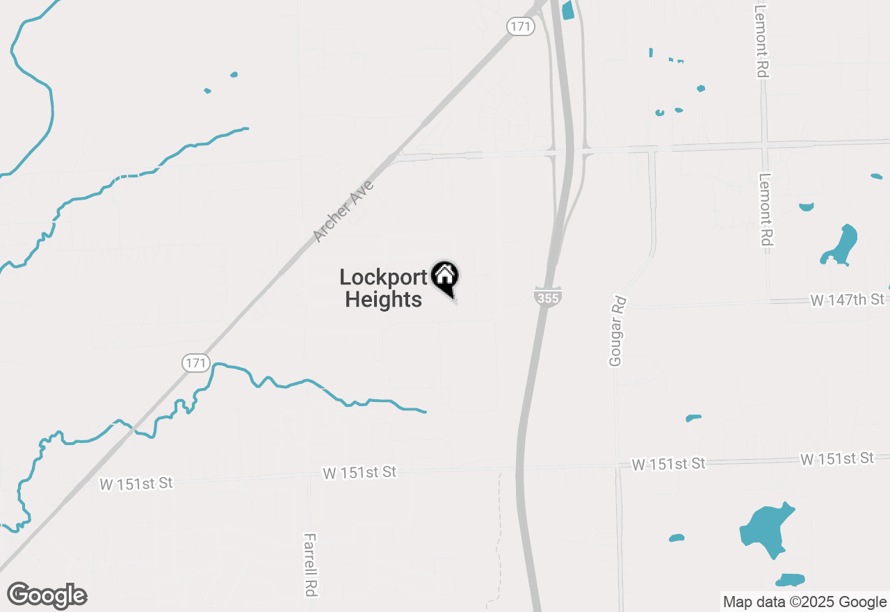Map of 16419 W 147th Place, Lockport, IL 60441