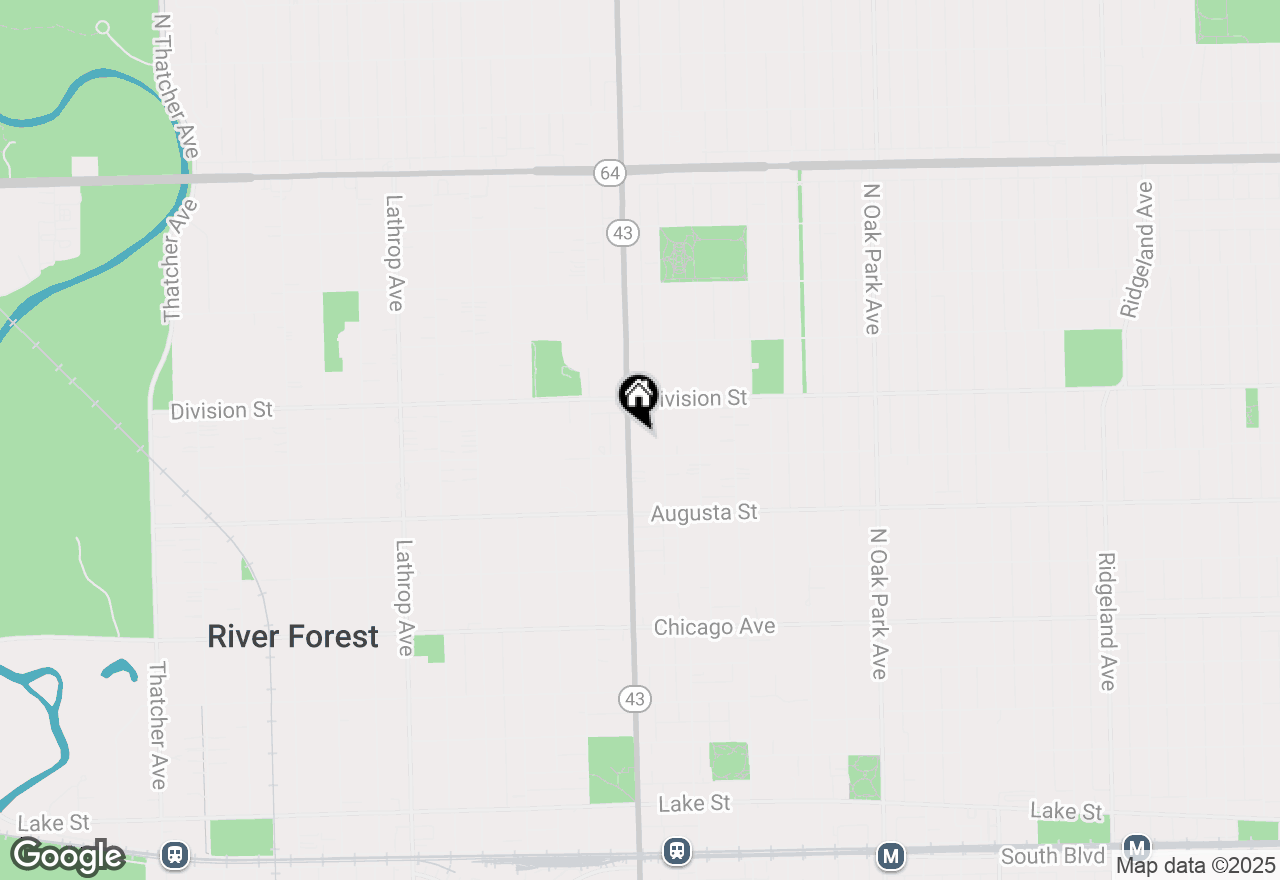 Map of 1115 N Harlem Avenue #2C, Oak Park, IL 60302