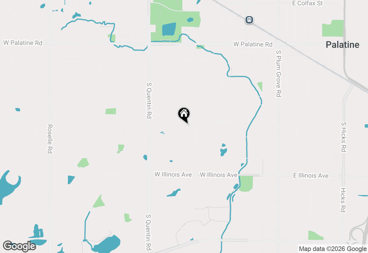 Map of 505 S Elm Street, Palatine, IL 60067