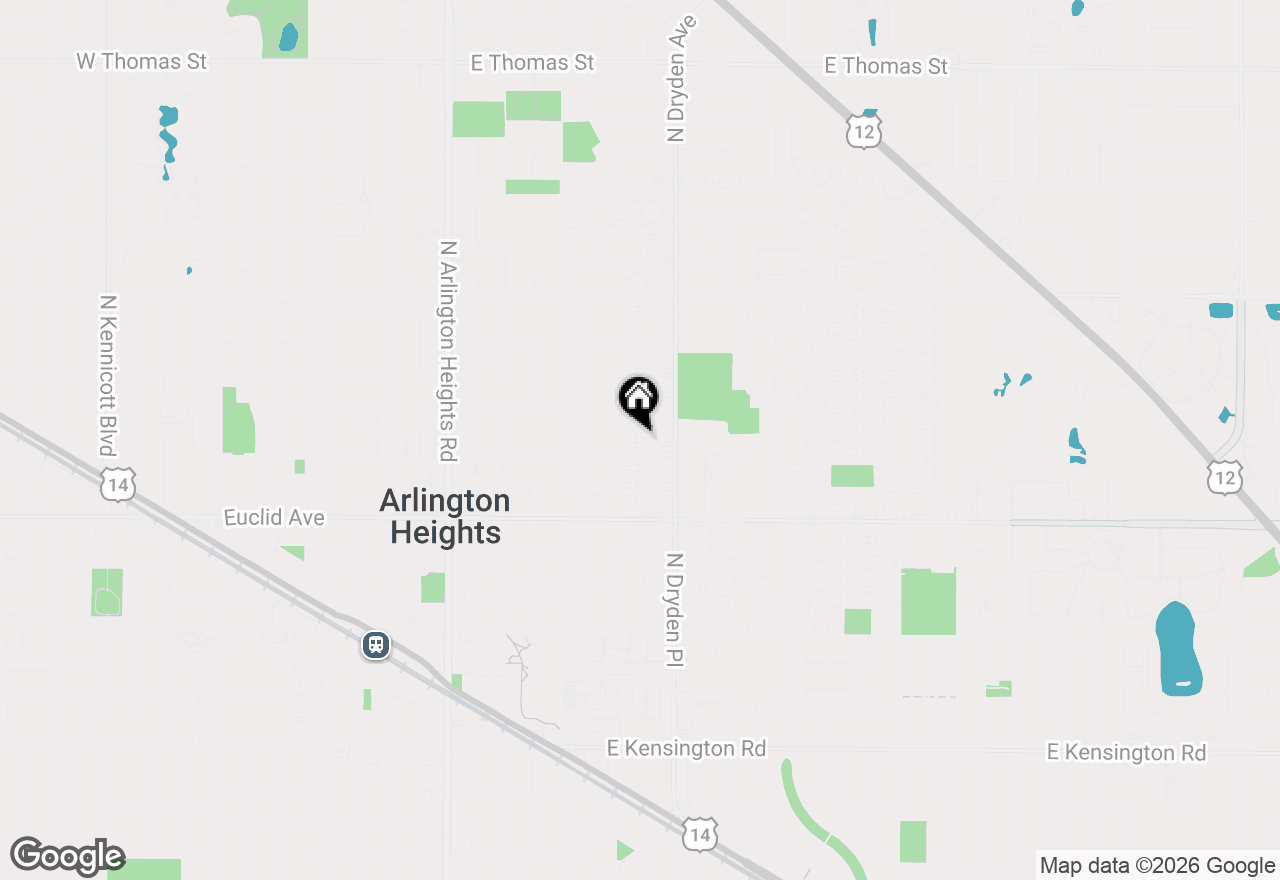 Map of 717 N Beverly Lane, Arlington Heights, IL 60004