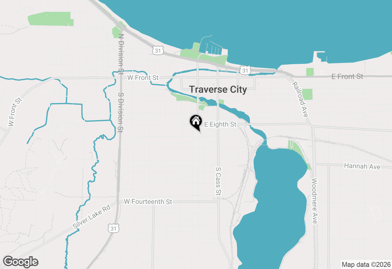 Map of 530 South Union Street, Traverse City, MI 49684