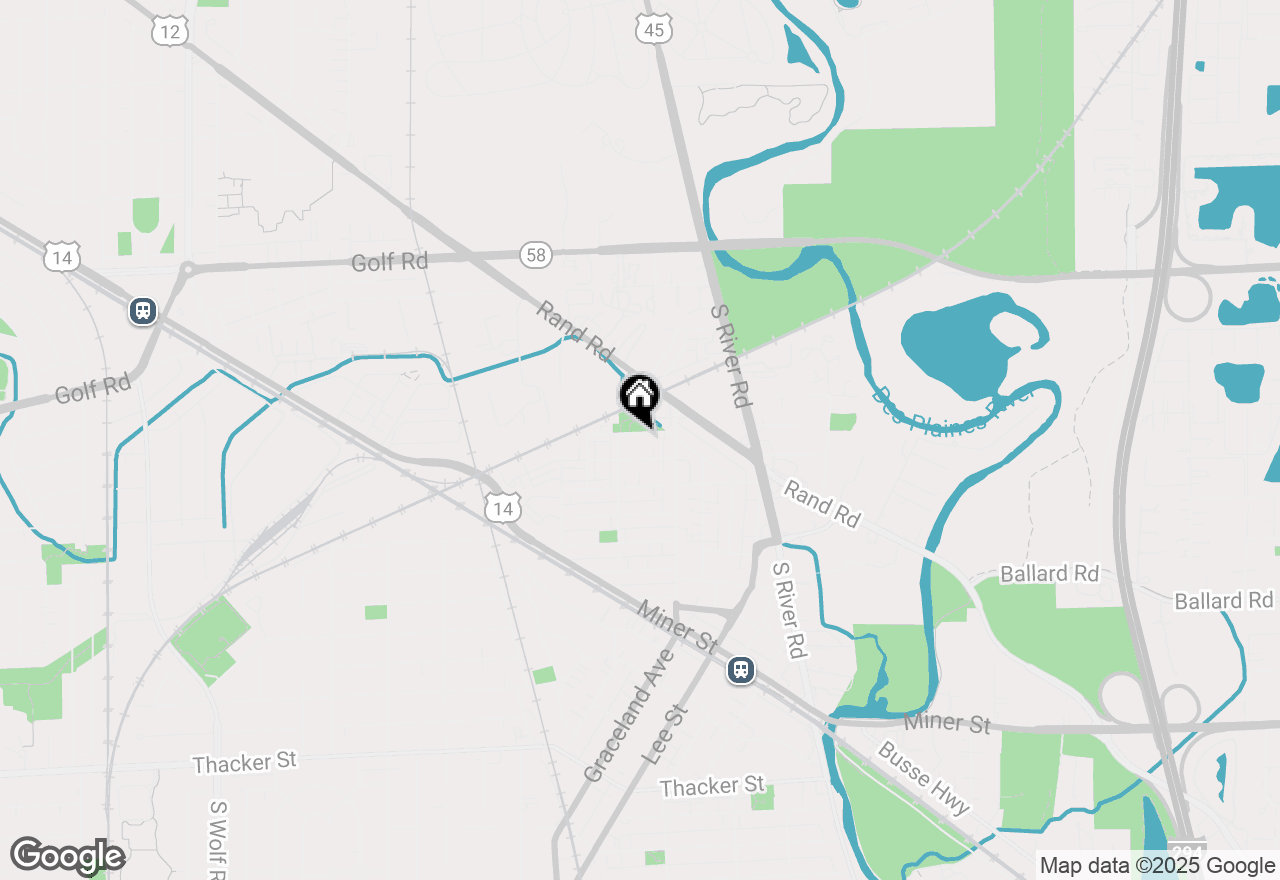 Map of 1339 Willow Avenue, Des Plaines, IL 60016