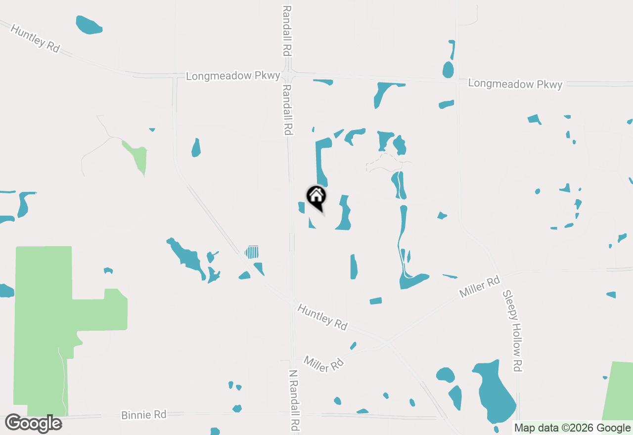 Map of 7411 Grandview Court, Carpentersville, IL 60110