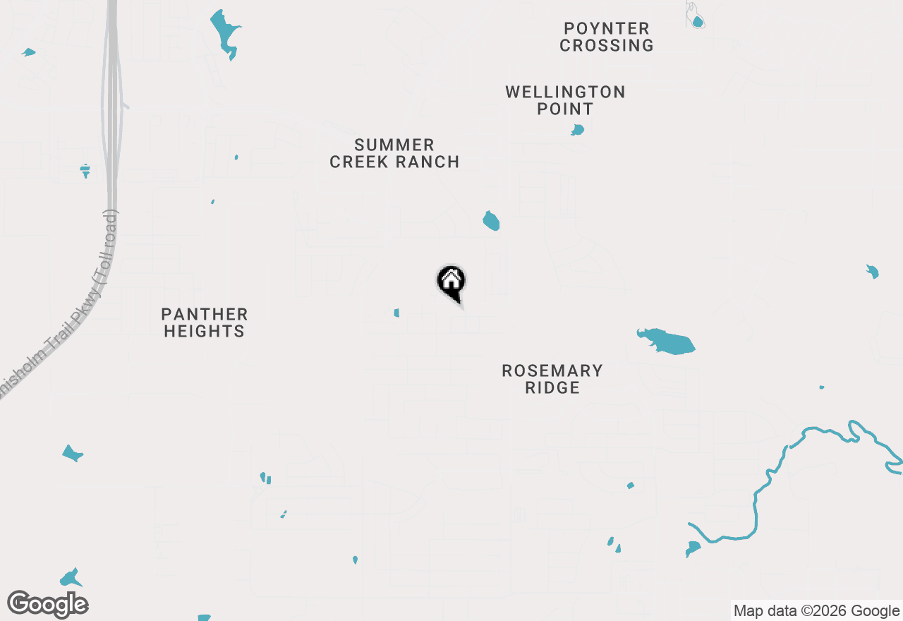 Map of 4516 Sagecroft Road, Fort Worth, TX 76036