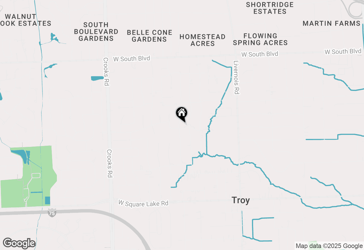 Map of 6622 Houghten Drive, Troy, MI 48098