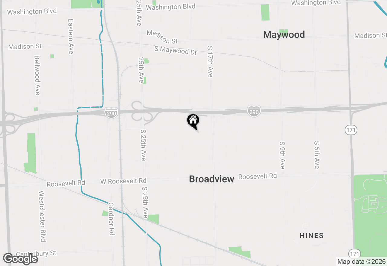 Map of 1914 S 19th Avenue, Maywood, IL 60153