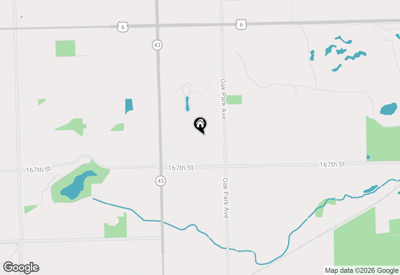 Map of 6931 Coachwood Trail, Tinley Park, IL 60477