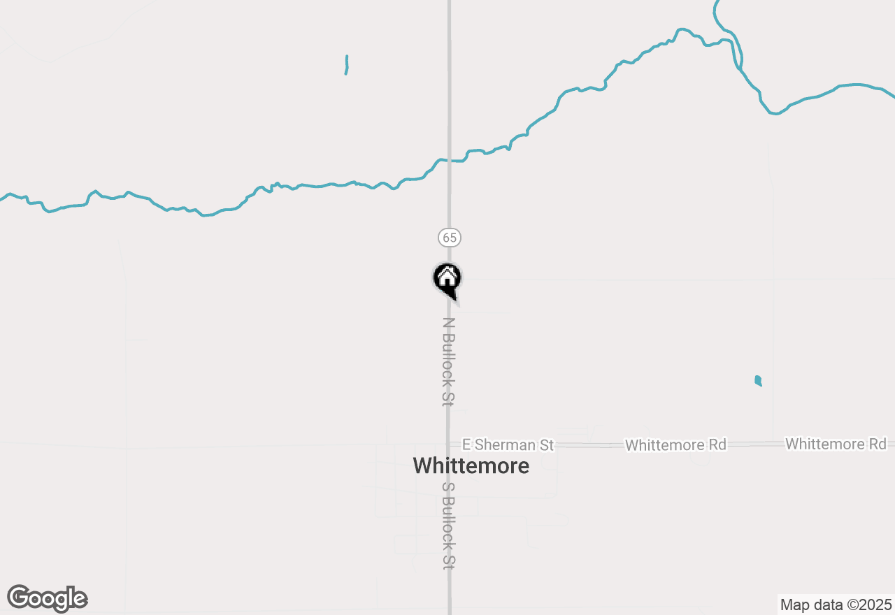 Map of 205 N Bullock Street, Whittemore, MI 48770