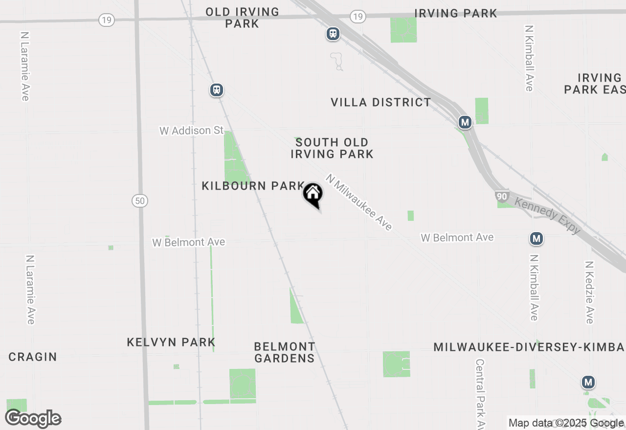 Map of 3249 N Keeler Avenue #1N, Chicago, IL 60641