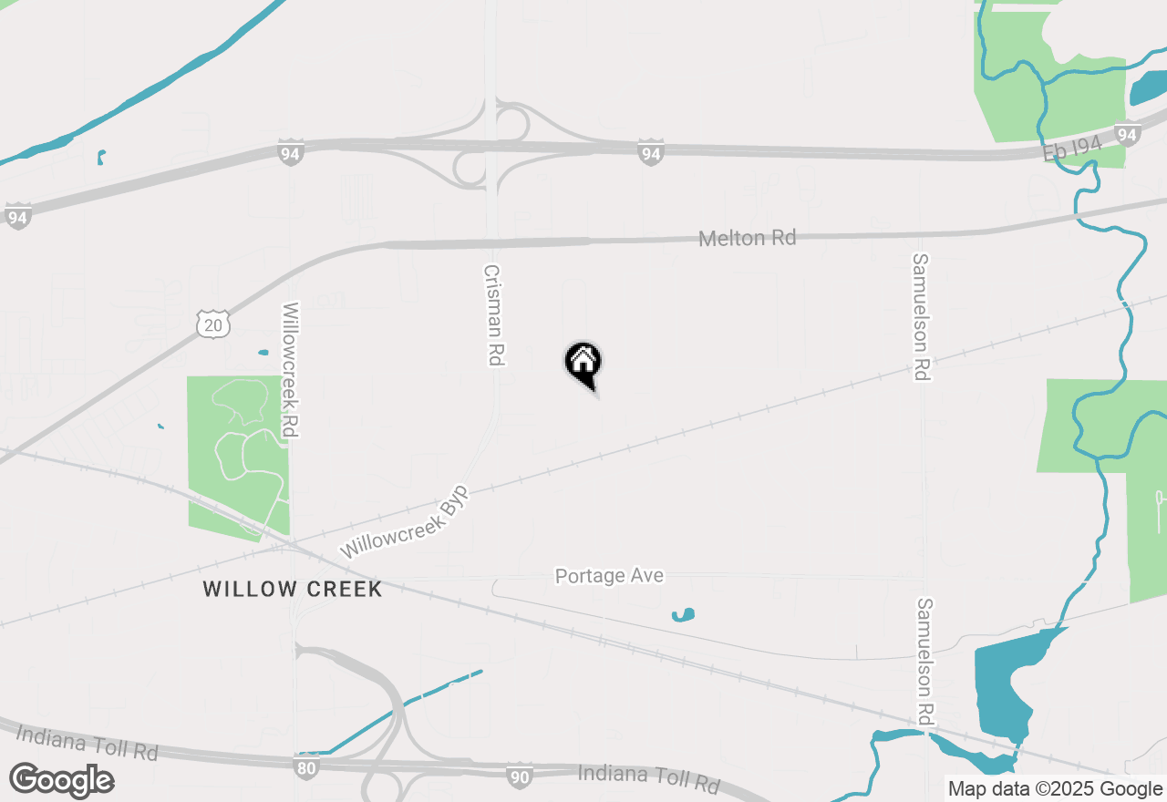 Map of 2047 Clover Street, Portage, IN 46368