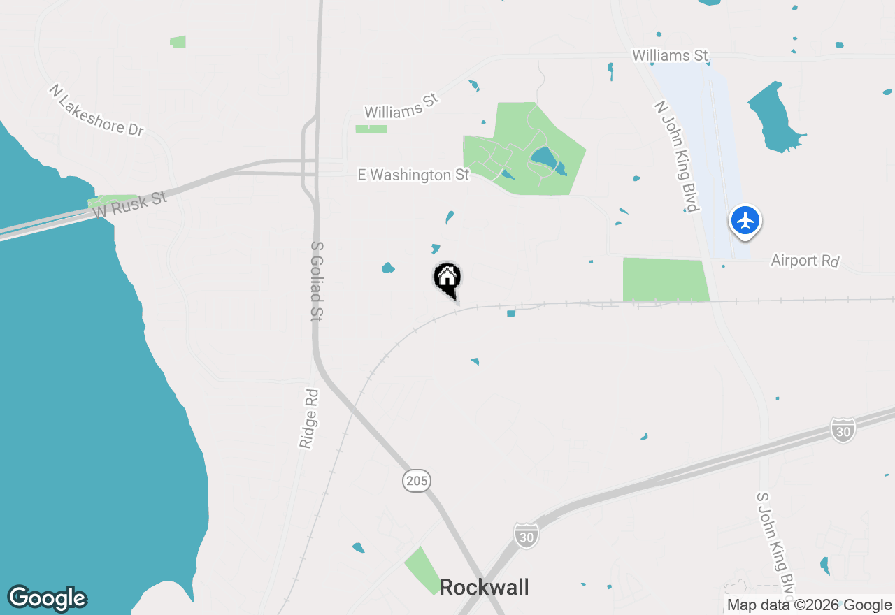 Map of 879 Park Place Boulevard, Rockwall, TX 75087