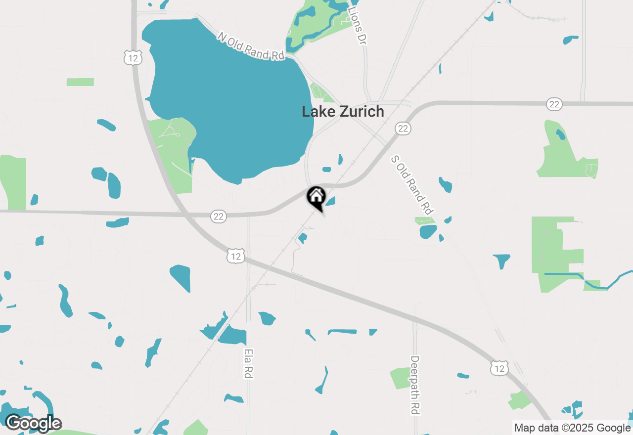 Map of 240 Rosehall Drive #210, Lake Zurich, IL 60047