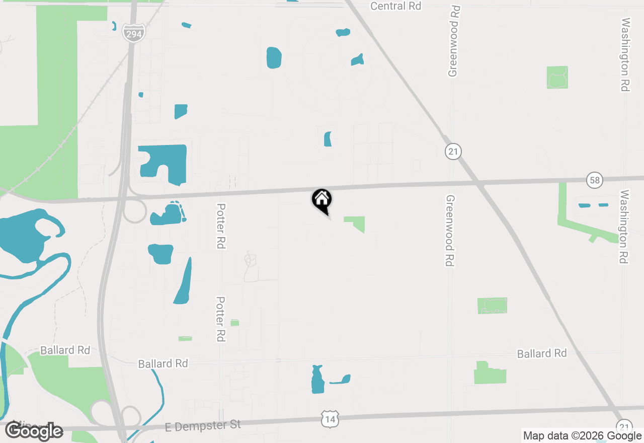 Map of 9025 Sherry Lane #9025, Des Plaines, IL 60016