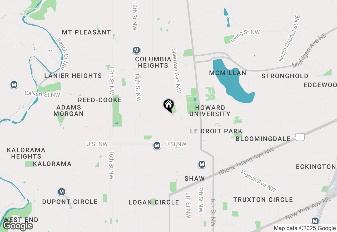 Map of 2250 11th Street Nw #108, Washington, DC 20001