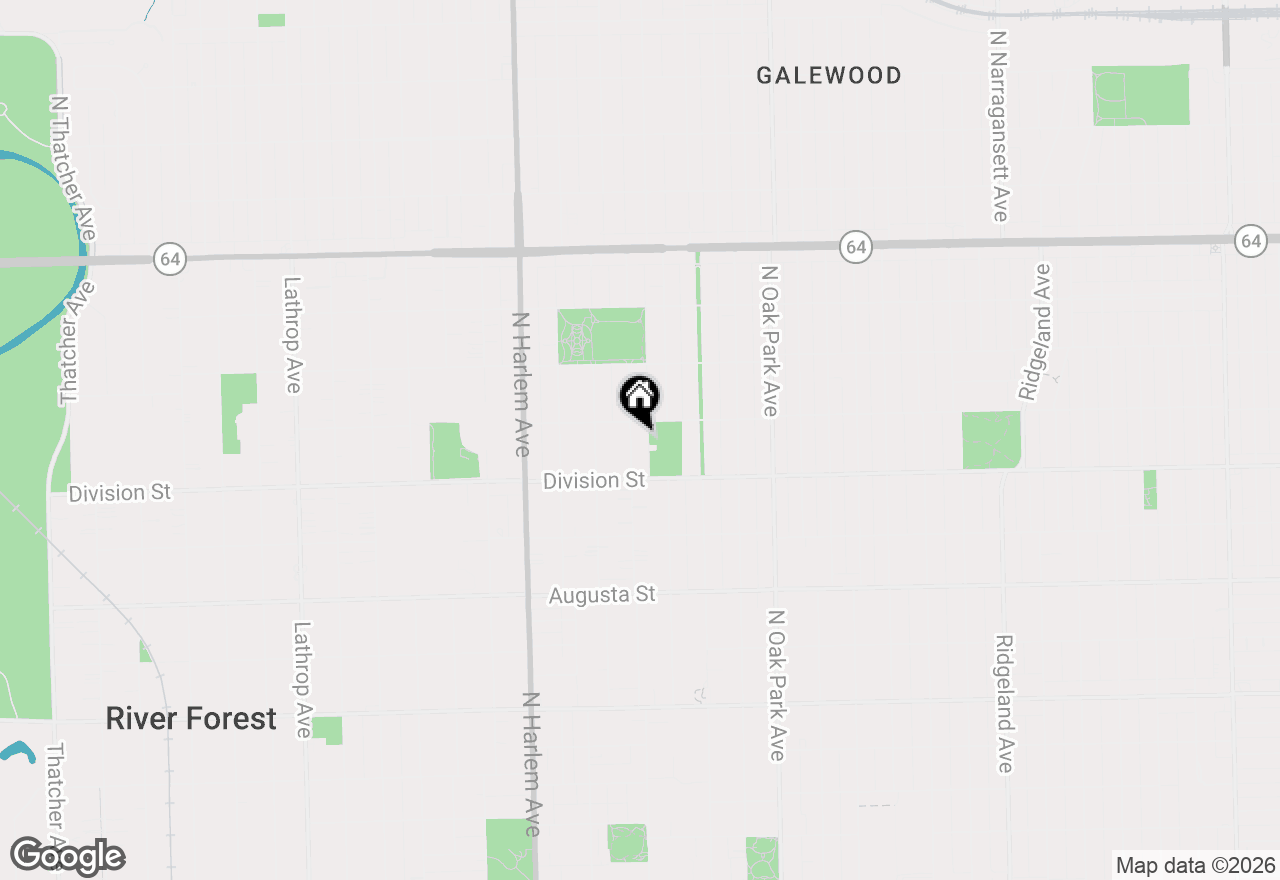 Map of 934 Forest Avenue, Oak Park, IL 60302