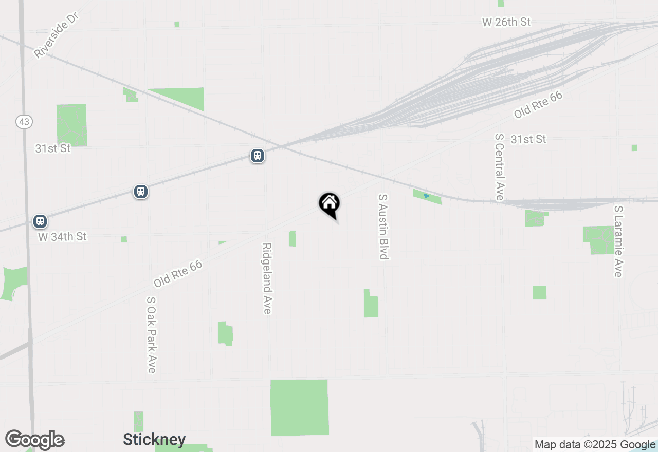 Map of 3329 Lombard Avenue, Cicero, IL 60804