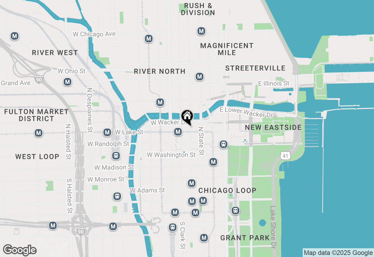 Map of 200 N Dearborn Street #1103, Chicago, IL 60601