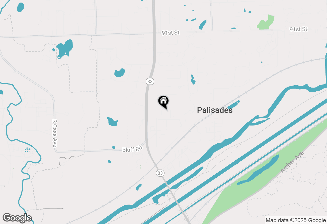 Map of 16W340 97th Street, Burr Ridge, IL 60527