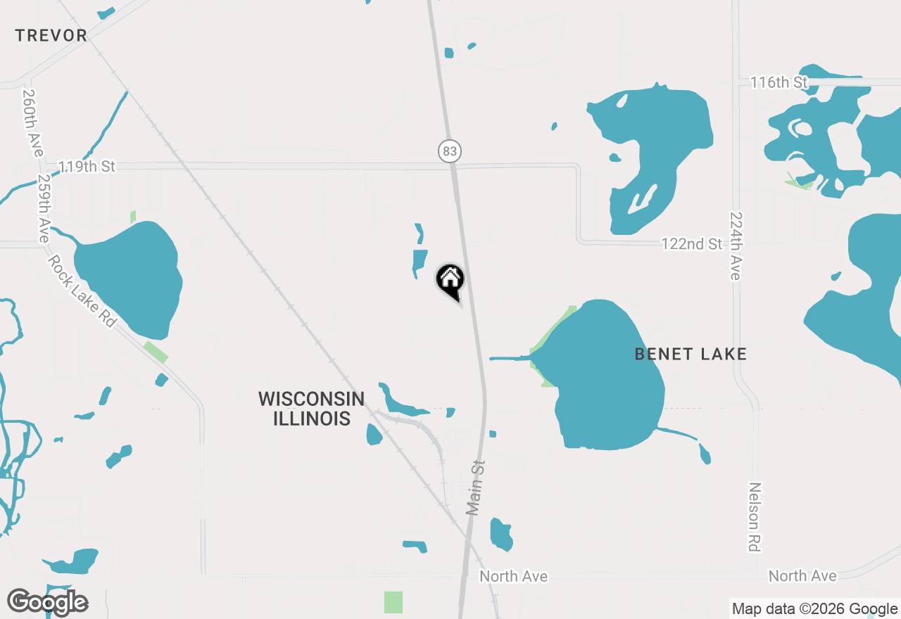 Map of 23810 125th St, Trevor, WI 53179