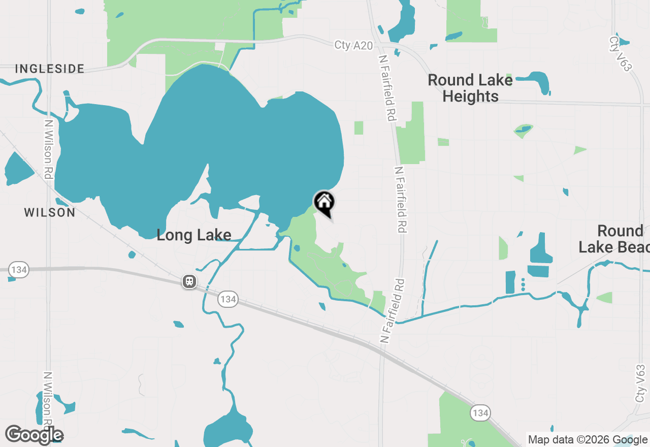Map of 1277 N Village Drive, Round Lake Beach, IL 60073